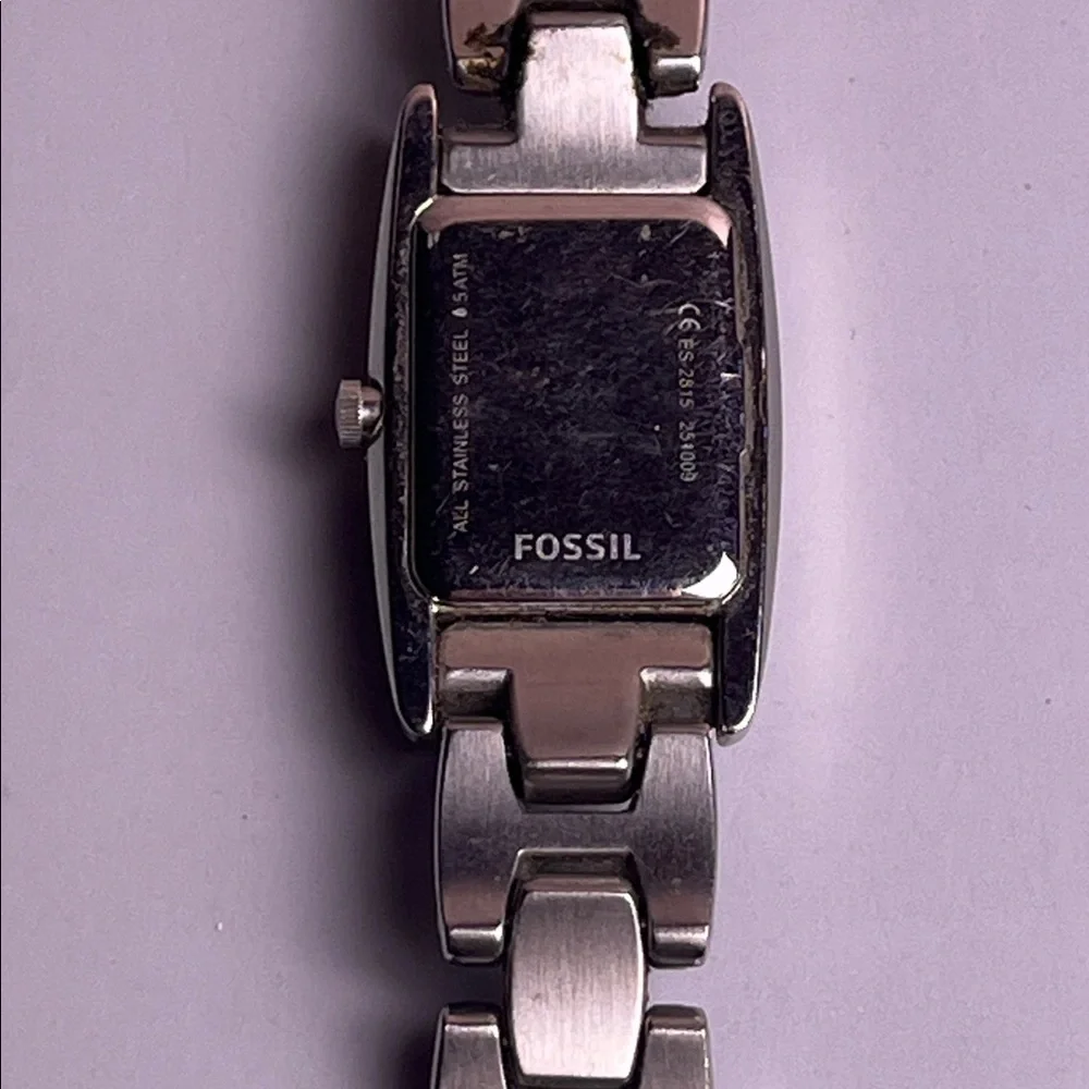 Fossil Women's Silver Link Watch